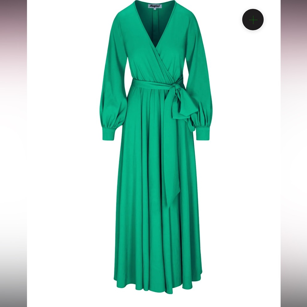 Lilypad Maxi Dress in Emerald
